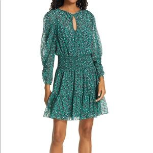 Rebecca Taylor Climbing Rose Dress with keyhole accent. Size Small (4-6) NWT